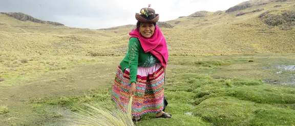 Den Folgen des Klimawandels in Peru mit traditionellem Wissen begegnen.