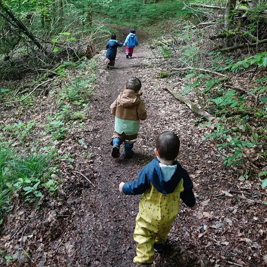 Deutschland: Kindertagesstätte XENIA - Ausflug mit den Kindern.